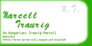 marcell traurig business card